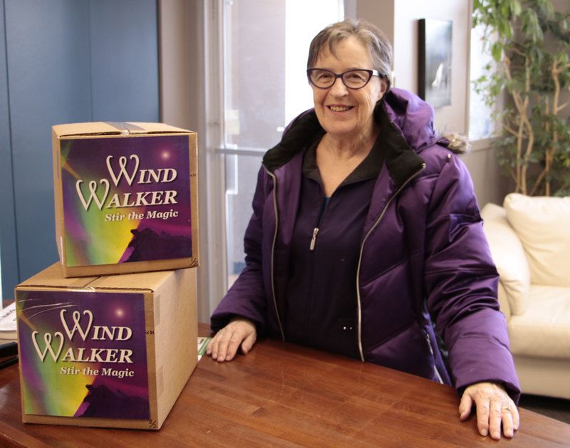 Eveline Poulin-Kaybidge with Wind Walker: stir the magic