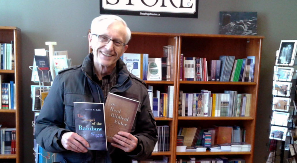 Alberta author Howard Boldt has added two new titles: The Gospel of the Rainbow Sign, and The Real Biblical Elder.